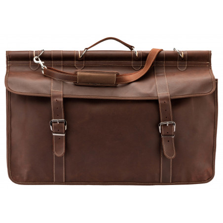 Sac de battue marron en cuir - Country Sellerie 