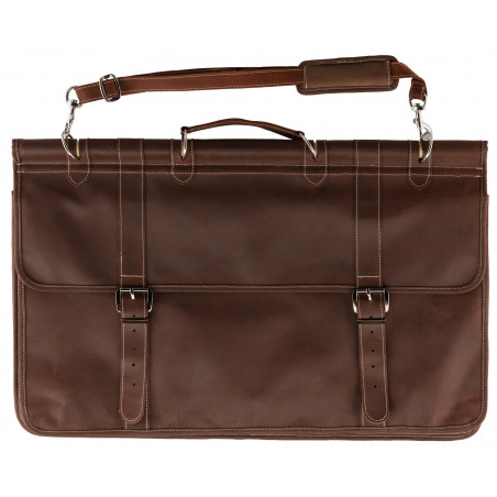 Sac de battue marron en cuir - Country Sellerie 