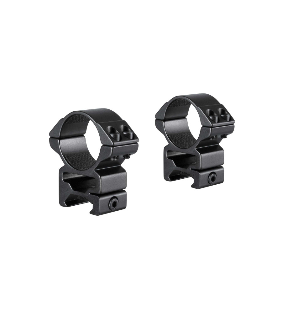 Colliers pour lunette Hawke Match 30 mm - Haut - Weaver 