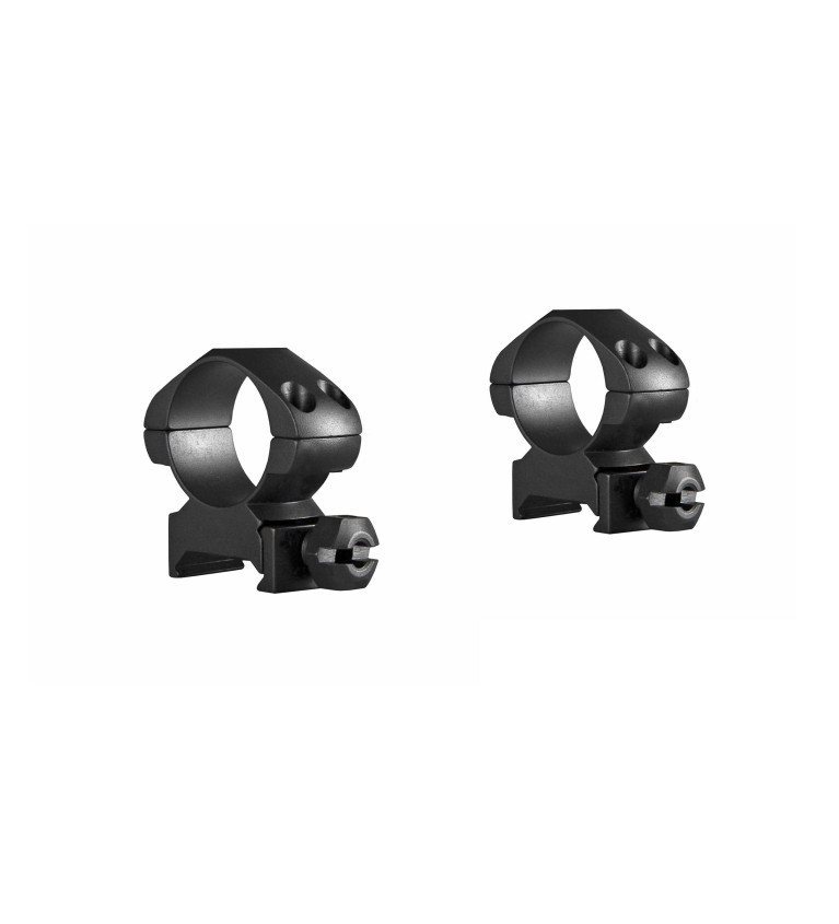 Colliers pour lunette Hawke Precision 25,4 mm - Medium - Weaver 