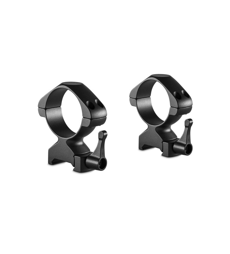 Colliers pour lunette Hawke Precision 34 mm - Medium - Weaver à levier 