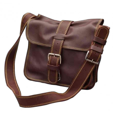 Musette de chasse en cuir Pedersoli 