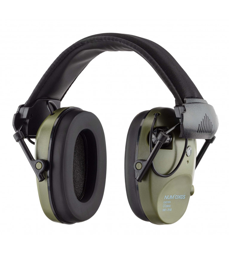 Casque antibruit électronique NUM'AXES CAS1034 Kaki 