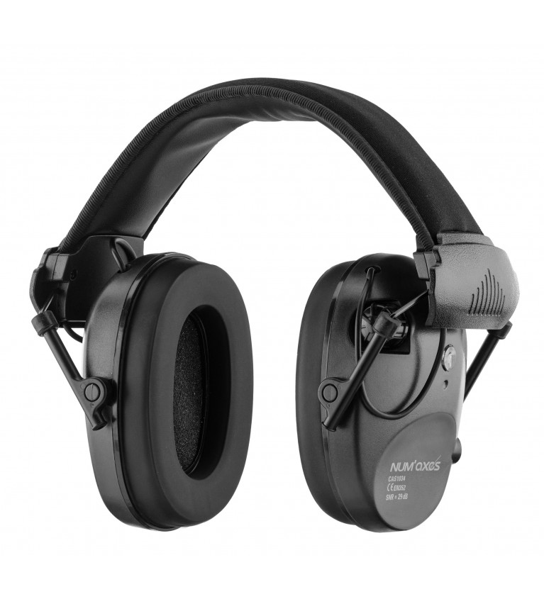 Casque antibruit électronique NUM'AXES CAS1034 Noir 