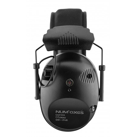 Casque antibruit électronique NUM'AXES CAS1034 Noir 