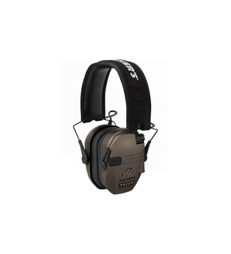 Casque anti-bruit électronique Walker's Razor Slim - Kaki 