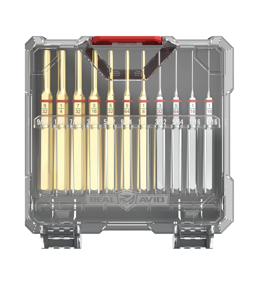 Set Standard Chasse-Goupille 11 Pieces Laiton & Acier 