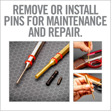 Set Standard Chasse-Goupille 11 Pieces Laiton & Acier 