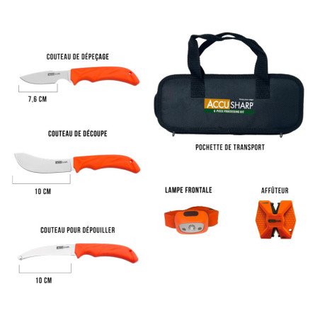 Kit de découpe 6 pièces Accusharp