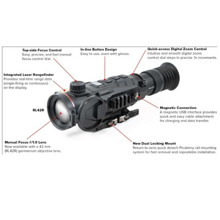 Lunette de tir thermique Nocpix Rico 2 L42R 