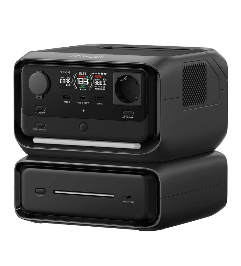 Ecoflow river 3 max – station électrique capacité 572 wh avec eb300 