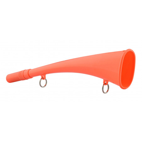 Corne d'appel 25 cm ABS orange fluo - Elless 