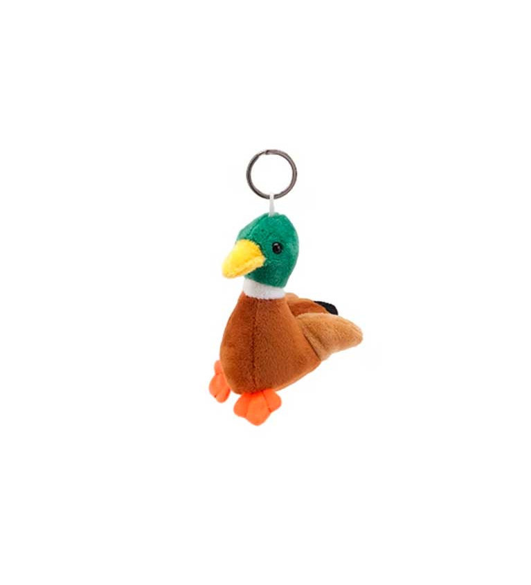 Porte-clés peluche canard