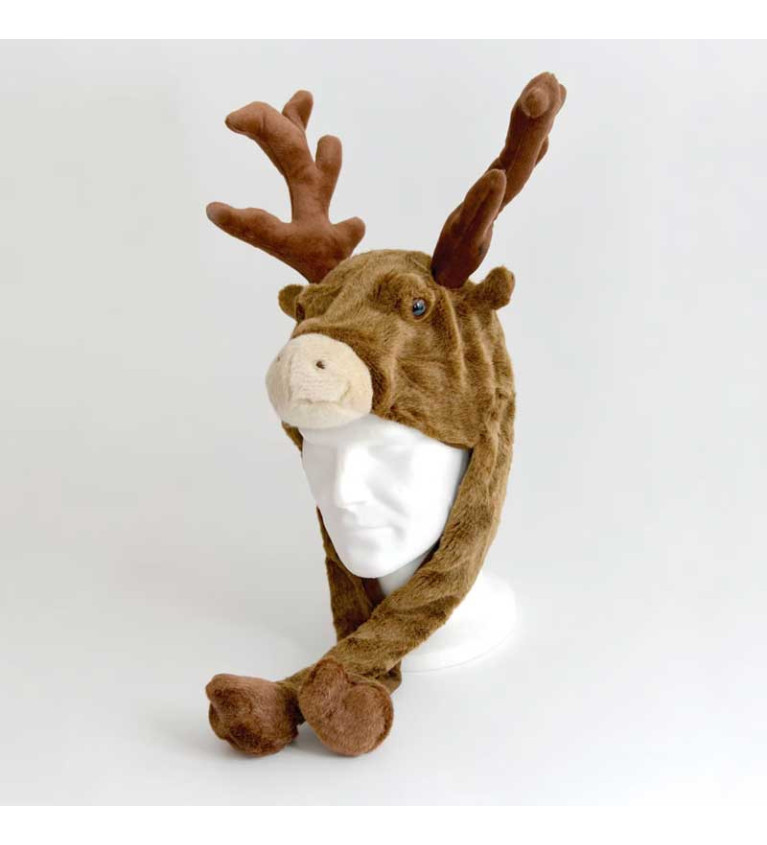 Bonnet humoristique cerf