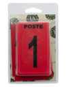 Lot de 27 plaques postes de chasse 