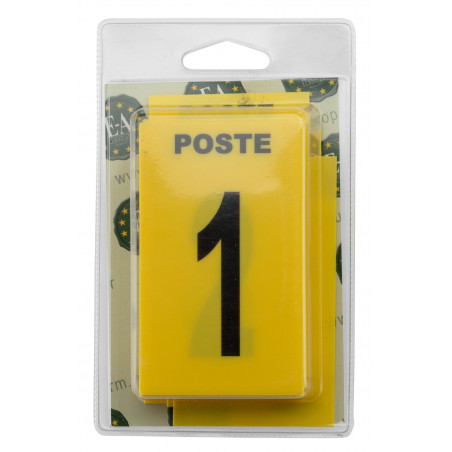 Lot de 27 plaques postes de chasse 