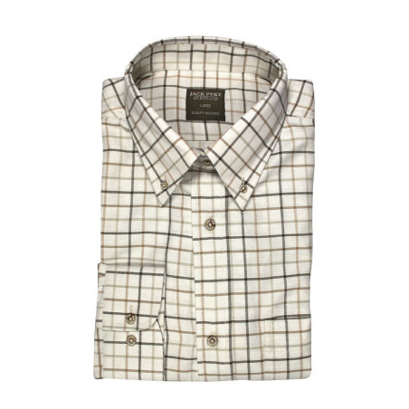 Chemise chasse carreaux bruns Jack Pyke 