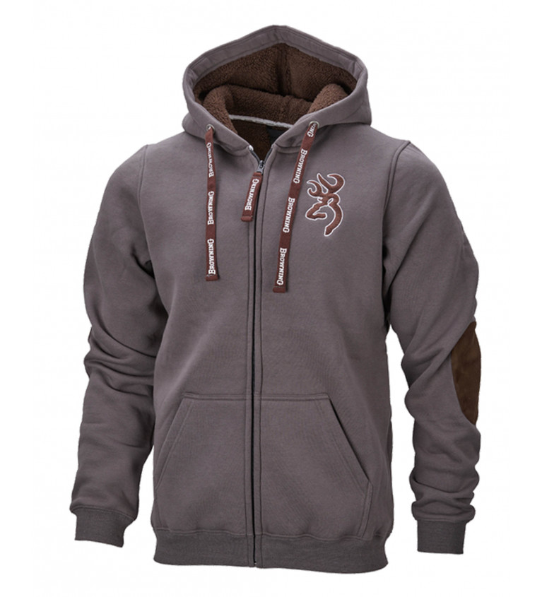 SWEATSHIRT BROWNING SNAPSHOT WARM GRIS CENDRÉ 