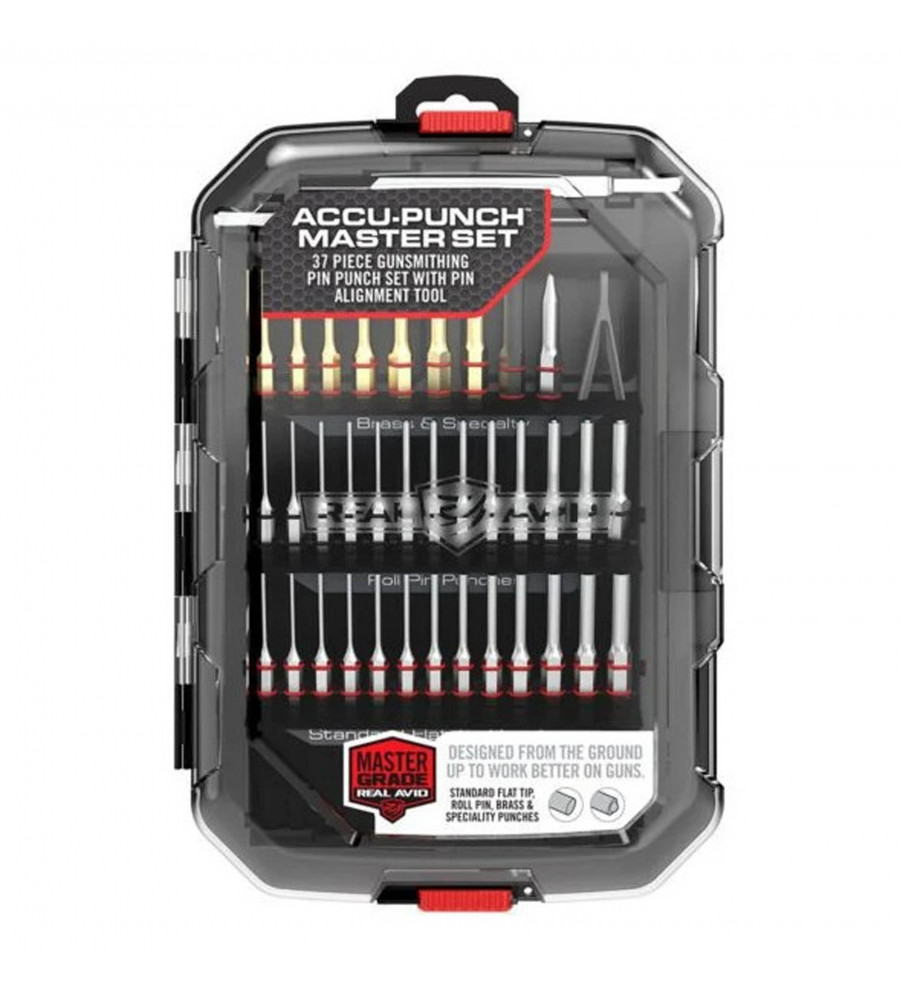 Set de chasse goupille REAL AVID 37 pièces 