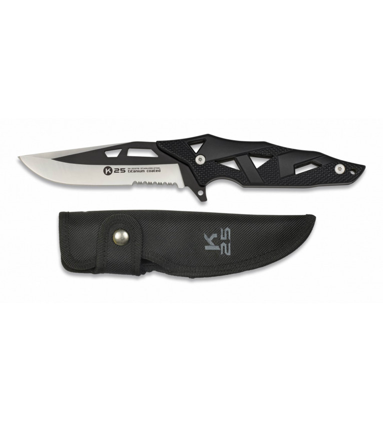 Couteau K25 Tactical lame 10,8CM 