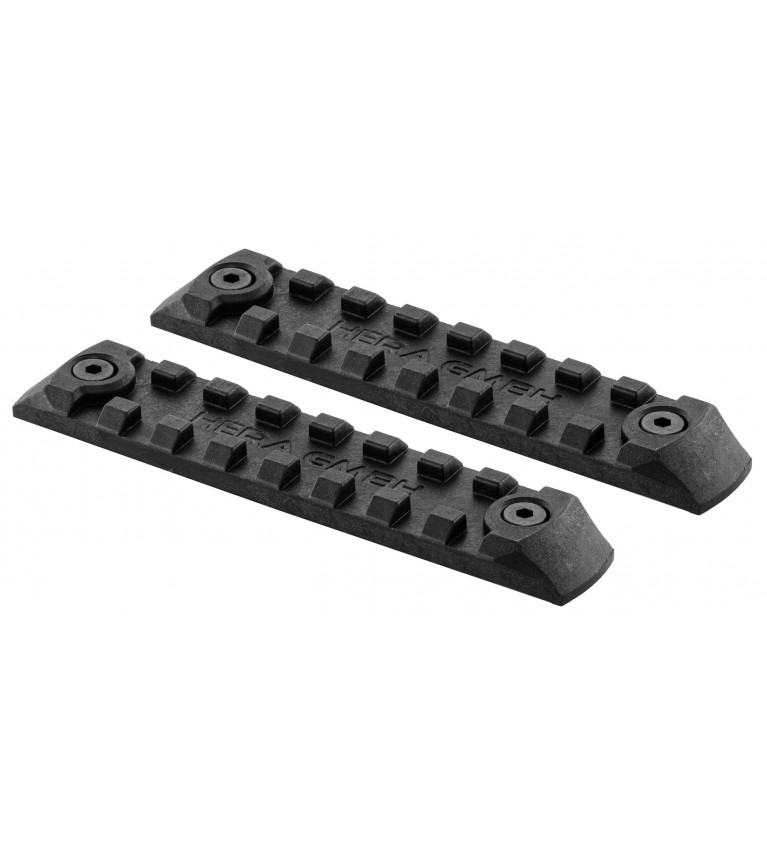 Set de 2 rails picatinny en polymère compatible KEYMOD - NOIR 