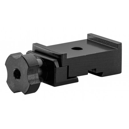 Pied aluminium monobloc à rail de 11mm pour compensateur. 