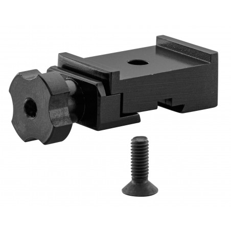 Pied aluminium monobloc à rail de 11mm pour compensateur. 