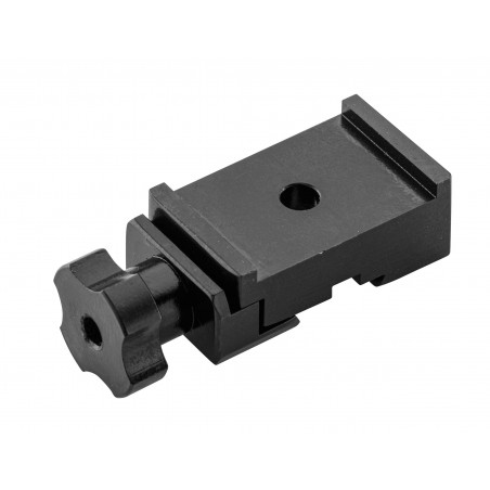 Pied aluminium monobloc à rail de 11mm pour compensateur. 