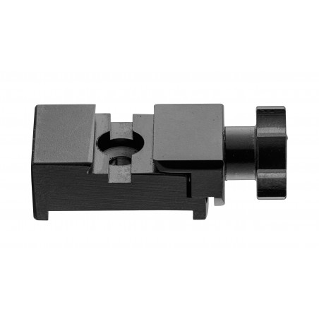 Pied aluminium monobloc à rail de 11mm pour compensateur. 