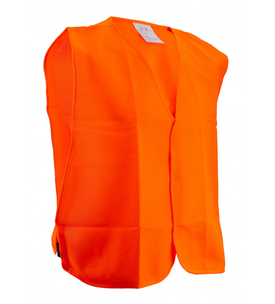 Gilet de traque orange haute visibilité 