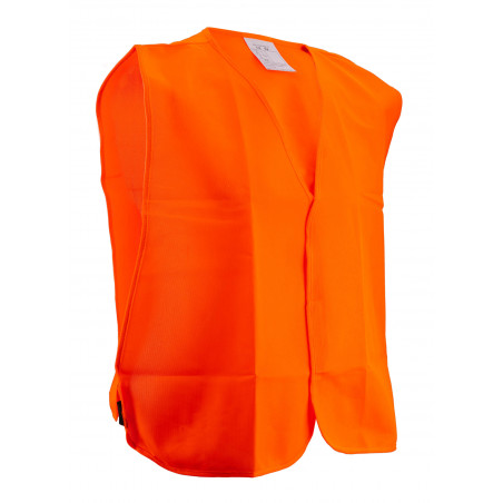 Gilet de traque orange haute visibilité 