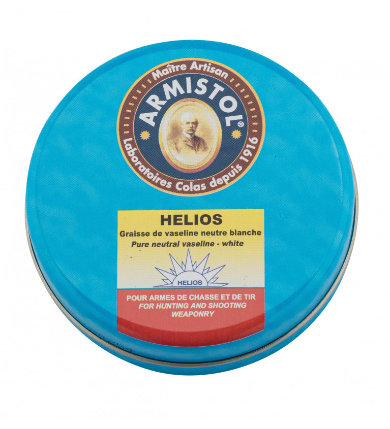 Boîte de graisse de vaseline neutre blanche Helios - Armistol 