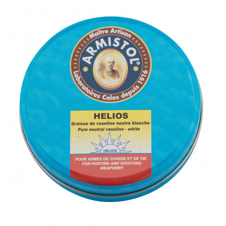 Boîte de graisse de vaseline neutre blanche Helios - Armistol 