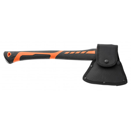 Hache tactique noir/orange 45 cm 