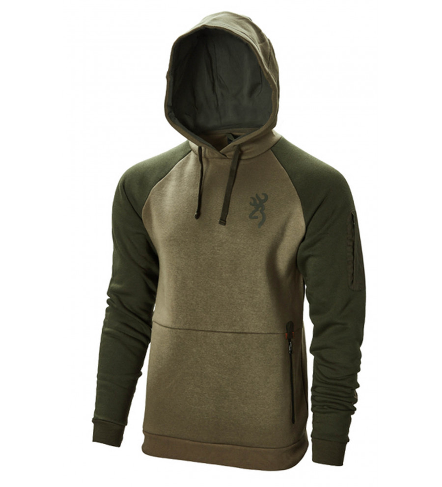 Sweatshirt Two Tones Vert Browning 