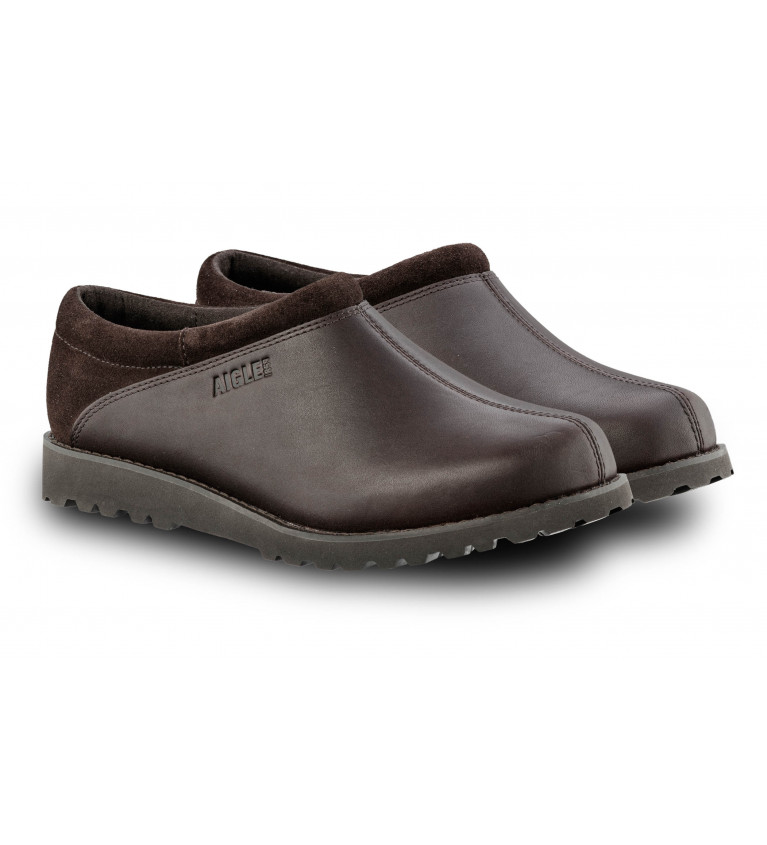 Sabot Aigle Basilo haut dark brown Homme 