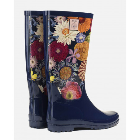 Bottes de pluies Femmes Aigle Eliosa PT version imprimée Kew Multibloom 