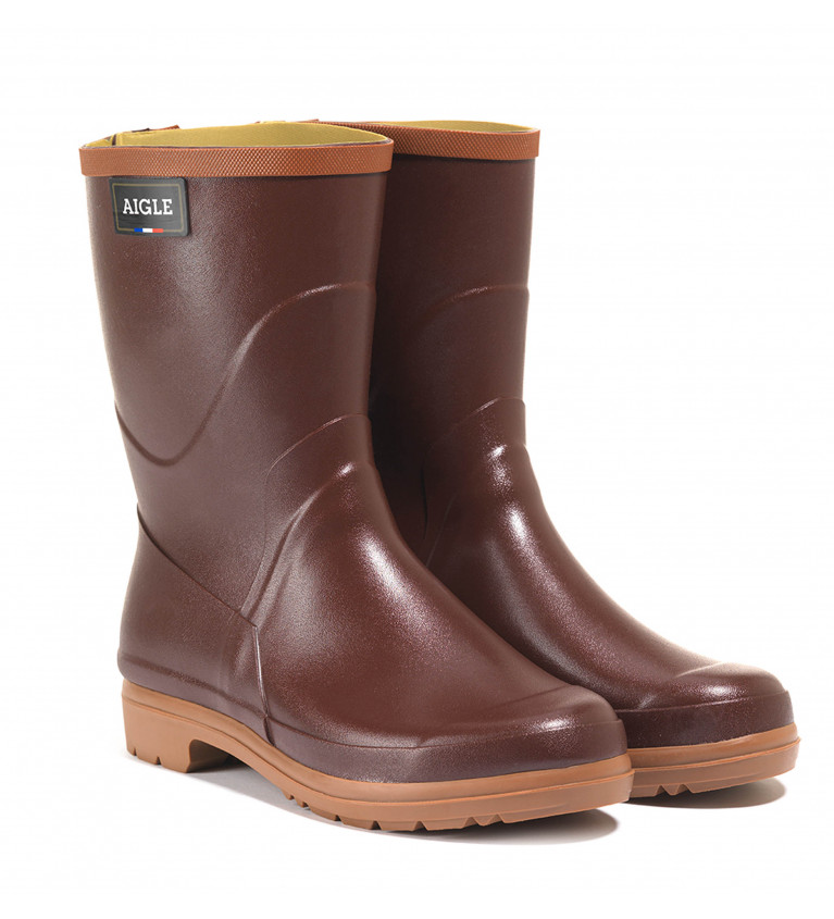 Aigle - Bottillon au chaussant universel Femme Bison L 2 Sureau 