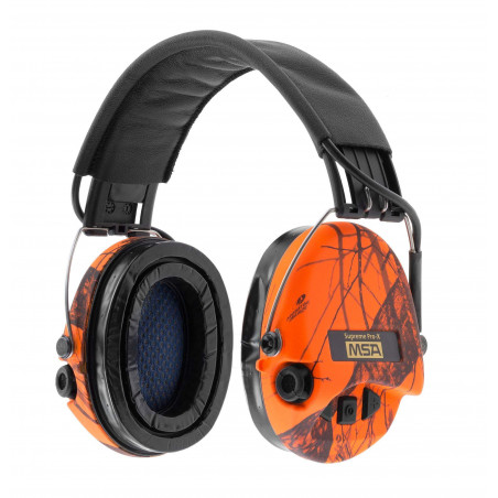 Casque audio amplifié MSA SUPREME PRO X Camo Orange 