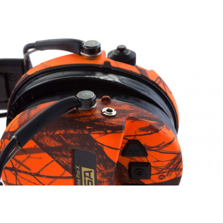 Casque audio amplifié MSA SUPREME PRO X Camo Orange 