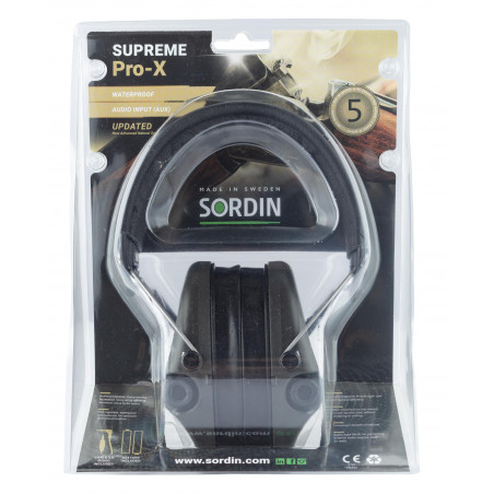 Casque audio amplifié Sordin Suprème Pro X 