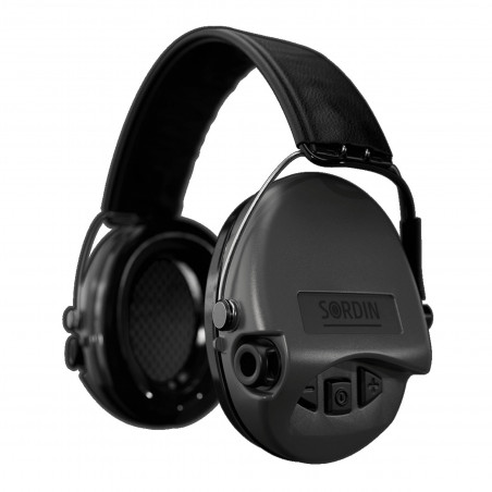 Casque actif SUPREME PRO NOIR - SORDIN + Coussinets 