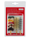 Set de trois brosses spirales pour armes à canon lisse 