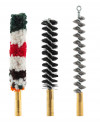 Set de trois brosses spirales pour armes à canon lisse 