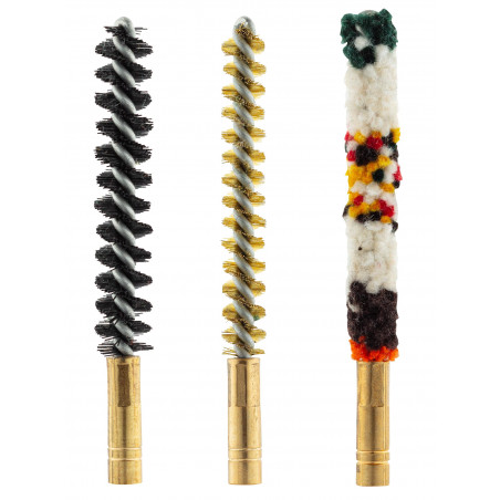 Set de trois brosses pour armes à canon rayé - M3 fem. 