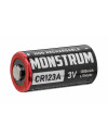 Piles Monstrum CR123A 3V - sachet de 2 