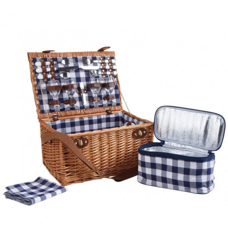 Valise pique-nique isotherme 4 personnes (porcelaine) 