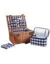 Valise pique-nique isotherme 4 personnes (porcelaine) 