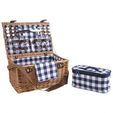 Valise pique-nique isotherme 4 personnes (porcelaine) 