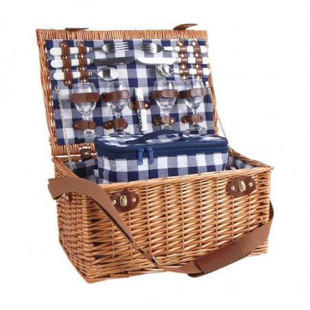 Valise pique-nique isotherme 4 personnes (porcelaine) 